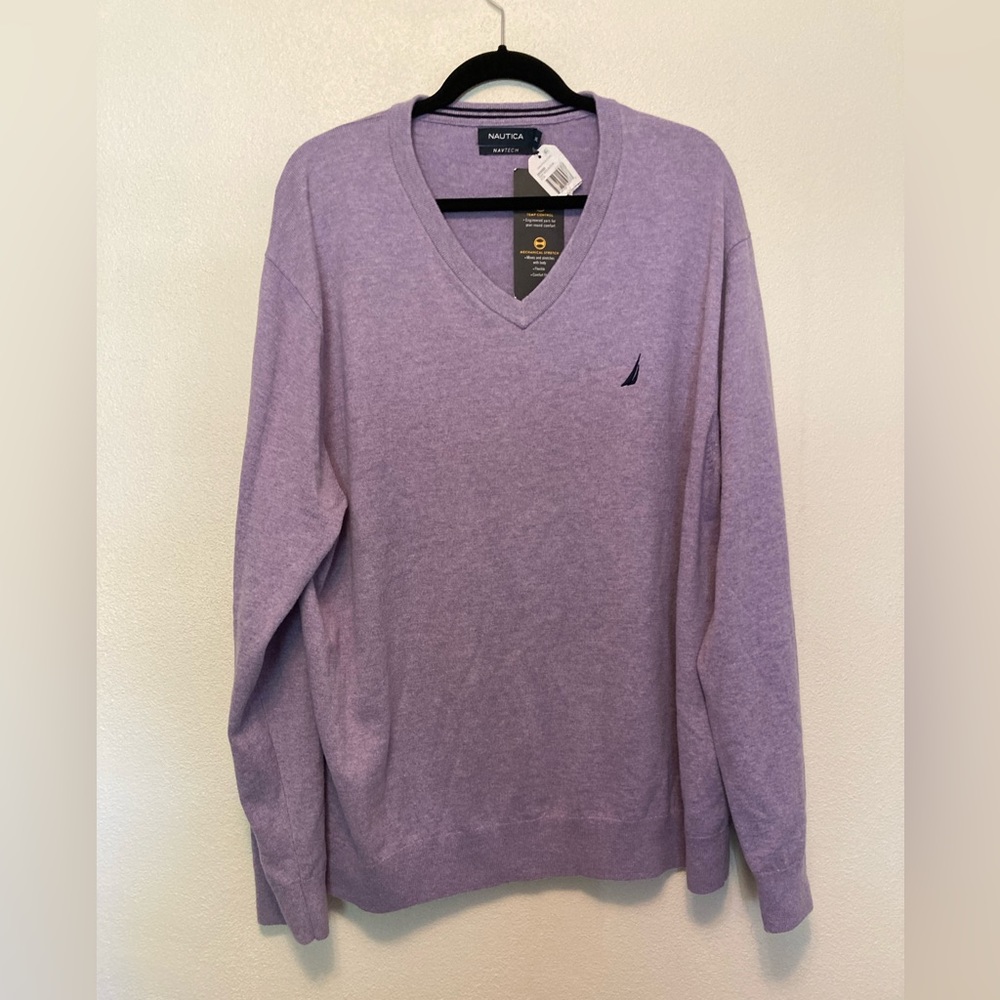 Nautica Navtech Vneck Sweater Size XXL